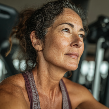 Adultos mayores practicando ejercicio saludable